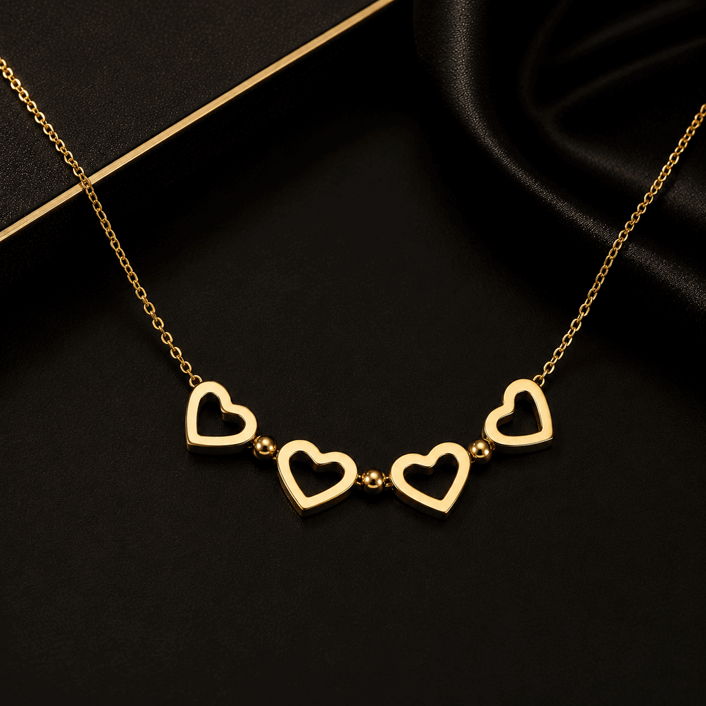 Collar Corazones Versátil