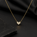 Collar Corazón Brillante