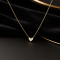 Cadena Corazón Dorado