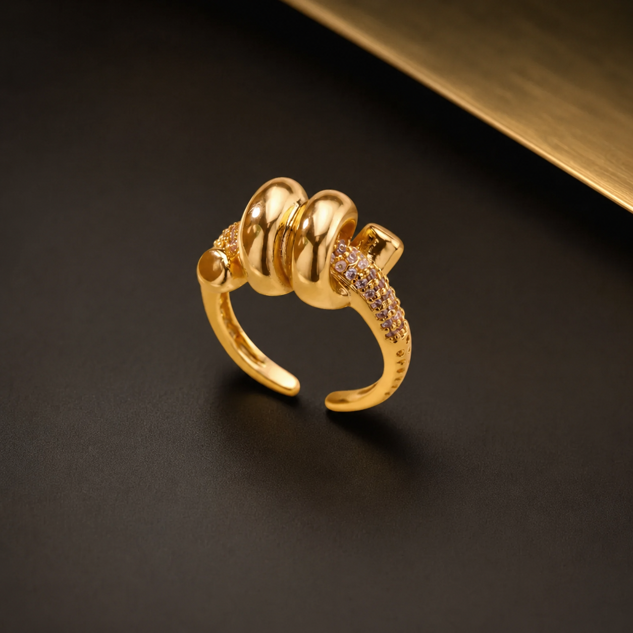 Sortija Lazo Dorado