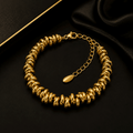 Pulsera Espiral Dorada