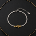 Pulsera Hebilla de Dos Tonos